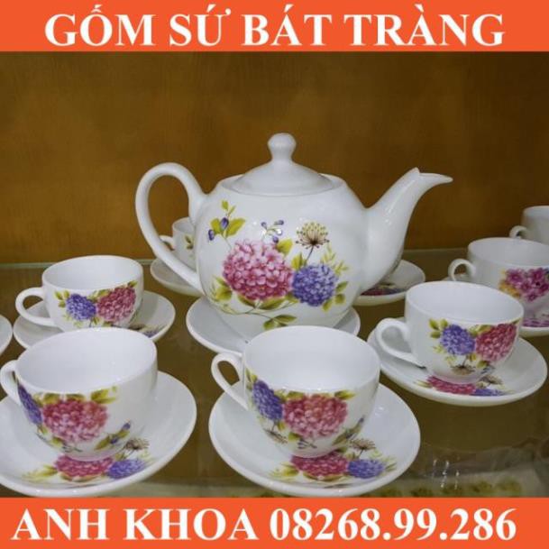 Mẫu ấm chén Bát Tràng ( được chọn mẫu) - Gốm sứ Bát Tràng Anh Khoa