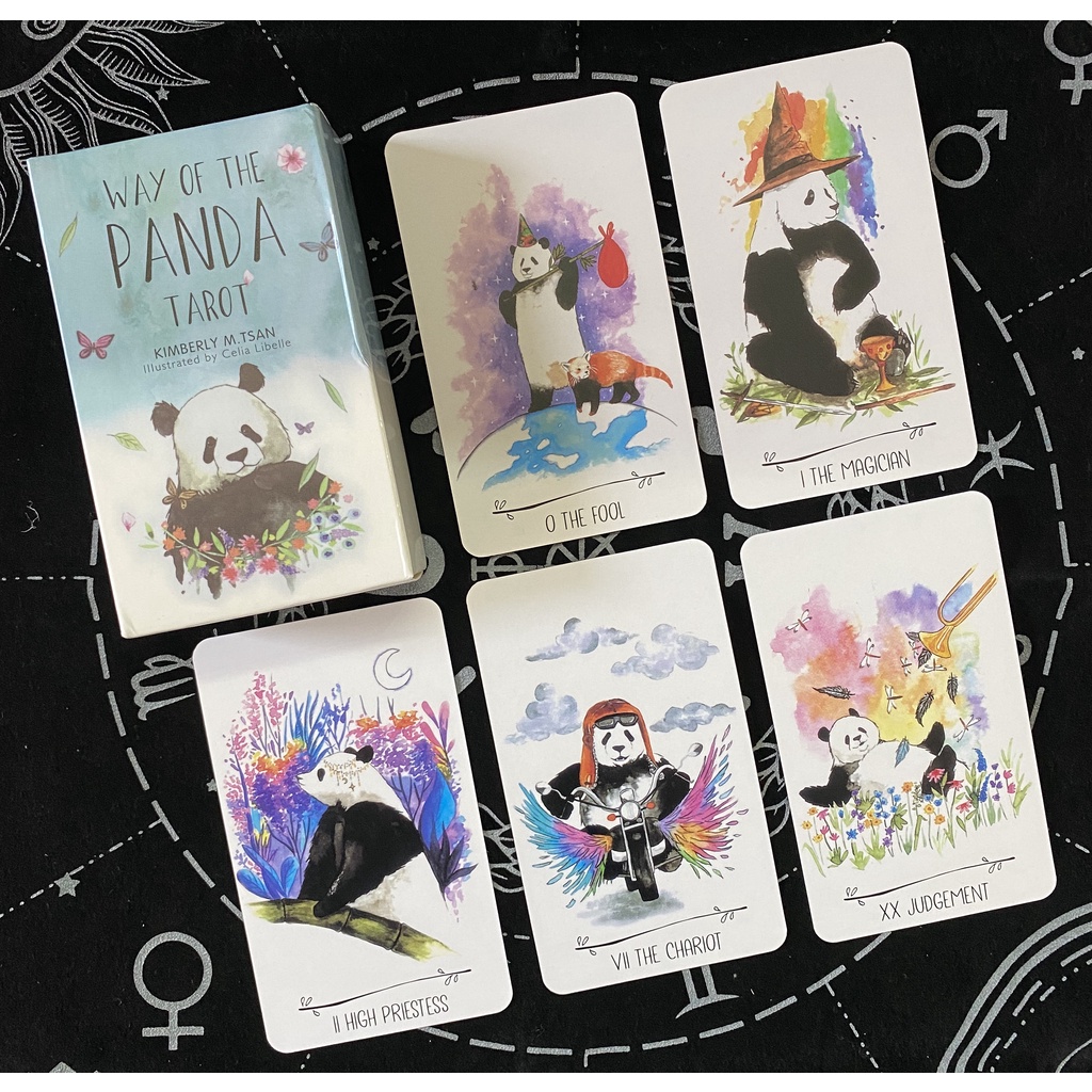 Bộ Bài Tarot Bằng Tiếng Anh Hình Panda / Panda / Bài Tarot