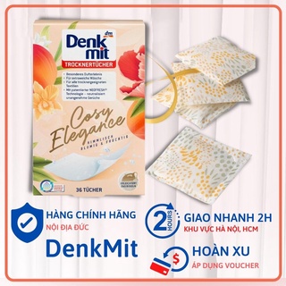 Giấy thơm quần áo Denkmit - dùng cho máy sấy, tủ quần áo, giày