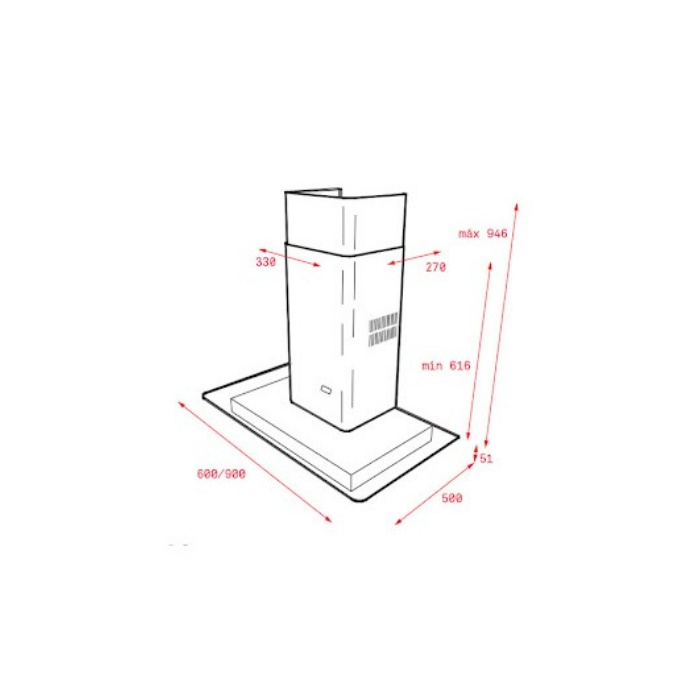 Hút Mùi Đảo Teka DG3 ISLA 980 - Nhập Khẩu Châu Âu Chính Hãng