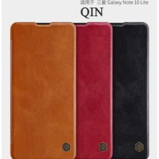 Bao da SamSung Galaxy Note 10 Lite chính hãng Nillkin QIN