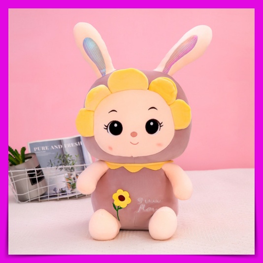 [Hàng Mới ] Gấu Bông Hình Nhân Vật Thỏ Hoa Mặt Trời Sun Flower JOUJOU Mềm Mịn Dễ Thương Quà Tặng Đáng Yêu Size 30Cm 45Cm