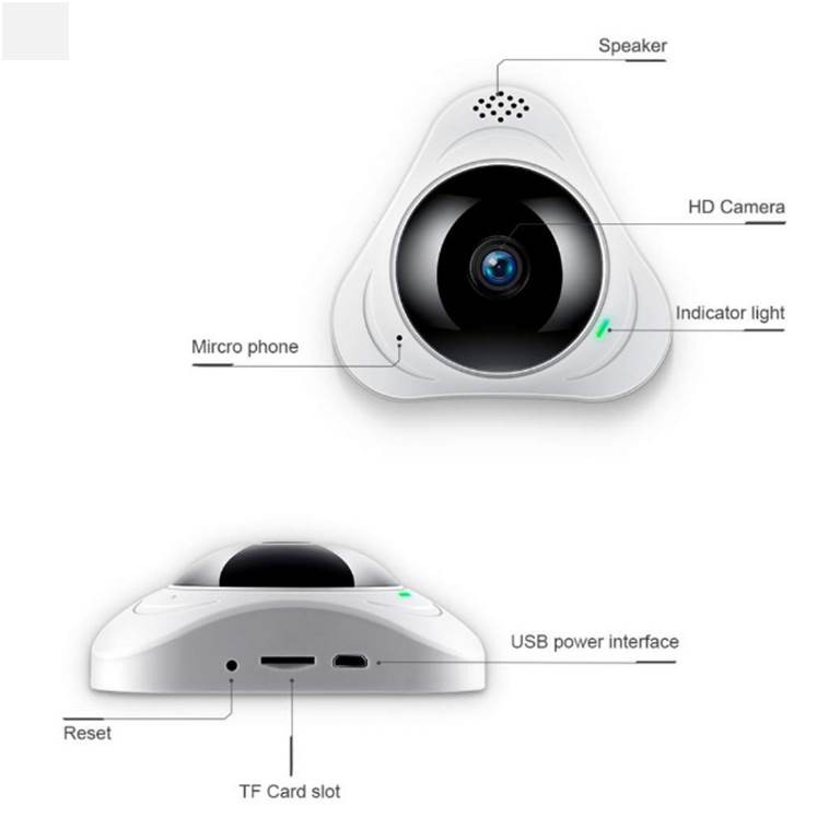 Camera IP Yoosee VR360 mini 960P 1.3MP - Quan sát mọi góc nhìn