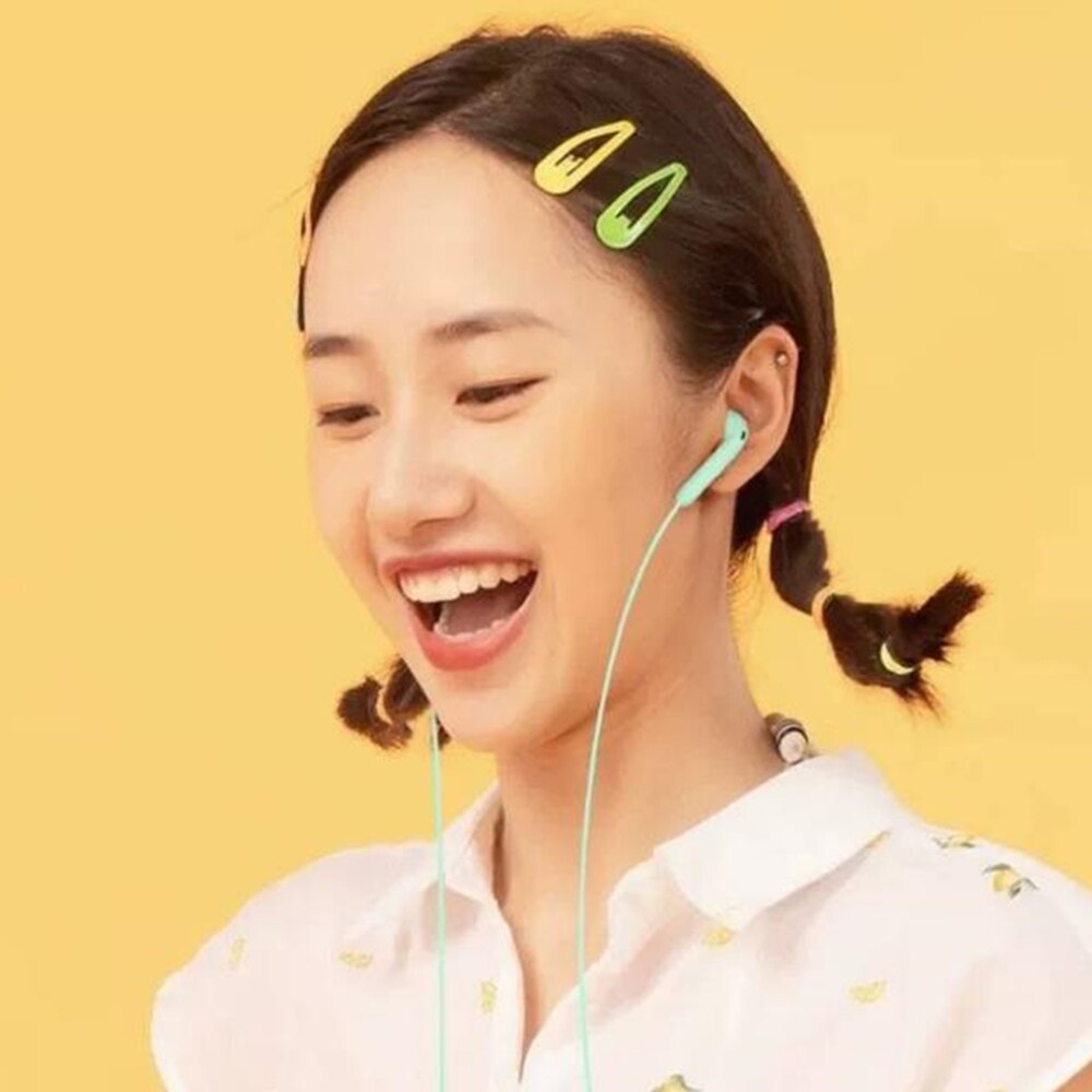 Tai Nghe In-Ear 3.5mm Màu Macaron Đáng Yêu Kèm Mic U19