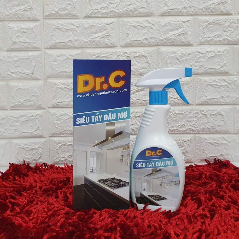 Siêu tẩy dầu mỡ Dr.C - Loại 500ml chuyên dụng, hiệu quả, tiết kiệm- Hàng chính hãng