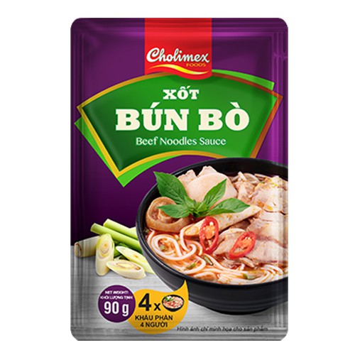 Xốt bún bò Cholimex, gói 90g, date mới