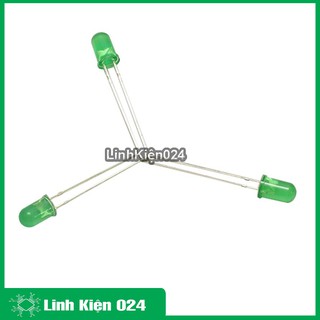 Gói 10 con led phủ màu 5mm