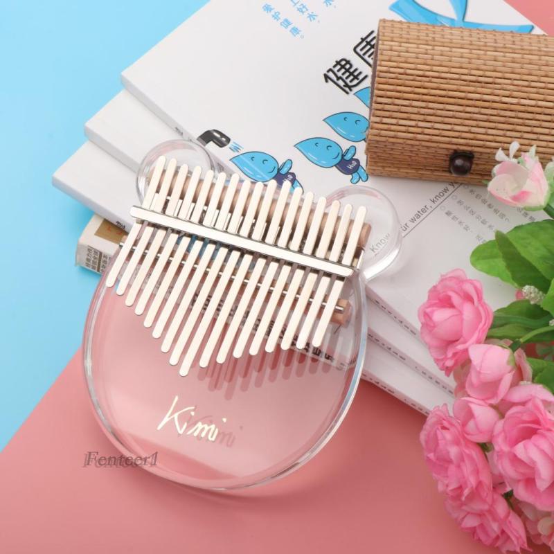Đàn Kalimba 17 Phím Bằng Acrylic Trong Suốt Kèm Búa Điều Chỉnh