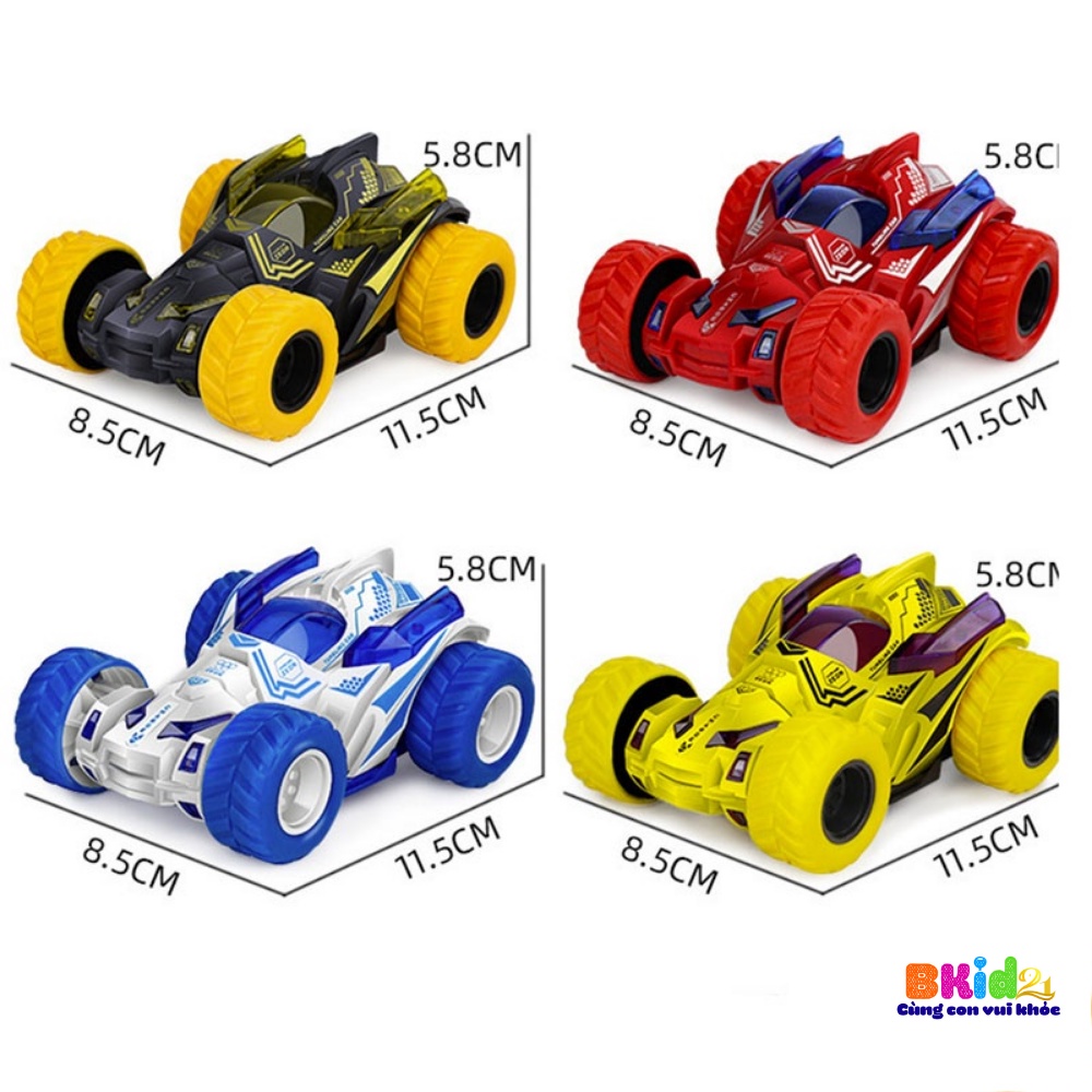 Đồ chơi trẻ em ô tô đua F1 cho bé trai bé gái thông minh tư duy vận động xe địa hình quán tính xoay 360 BKid21