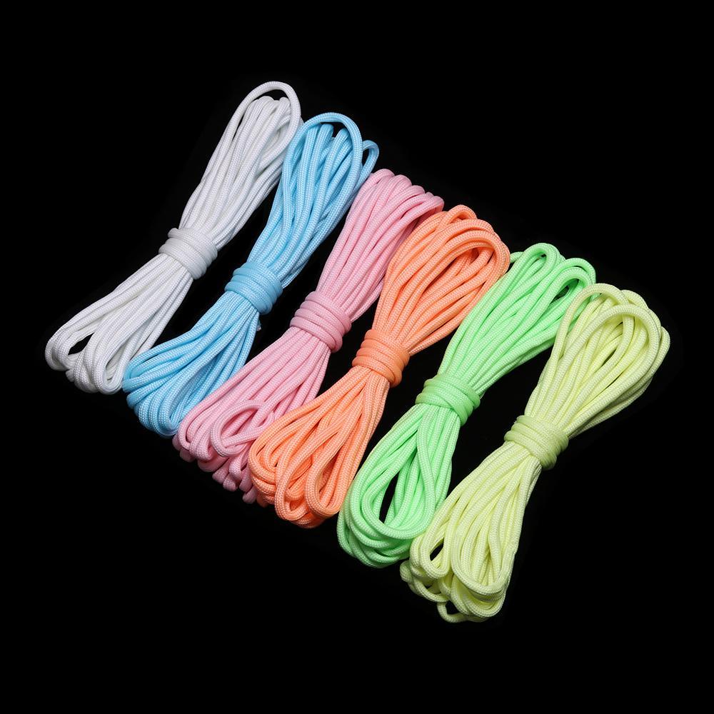 MUVAKO Dây Paracord Sinh Tồn  3 / 5 / 10M 6 Màu 7 Sợi Phát Sáng