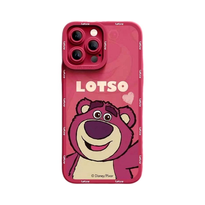 Ốp Điện Thoại In Hình Gấu Dâu Cho iPhone 13 / 12Pro / 12Pro / 12Pro / 12ProMax / 11 / 11ProMax 11Pro 11 13promax