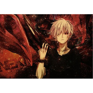 Poster nhân vật Kaneki Ken phim hoạt hình Tokyo Ghoul