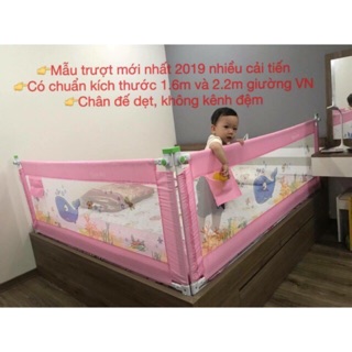 Thanh chắn giường cao cấp loại trượt( chiều cao tối đa 90cm)