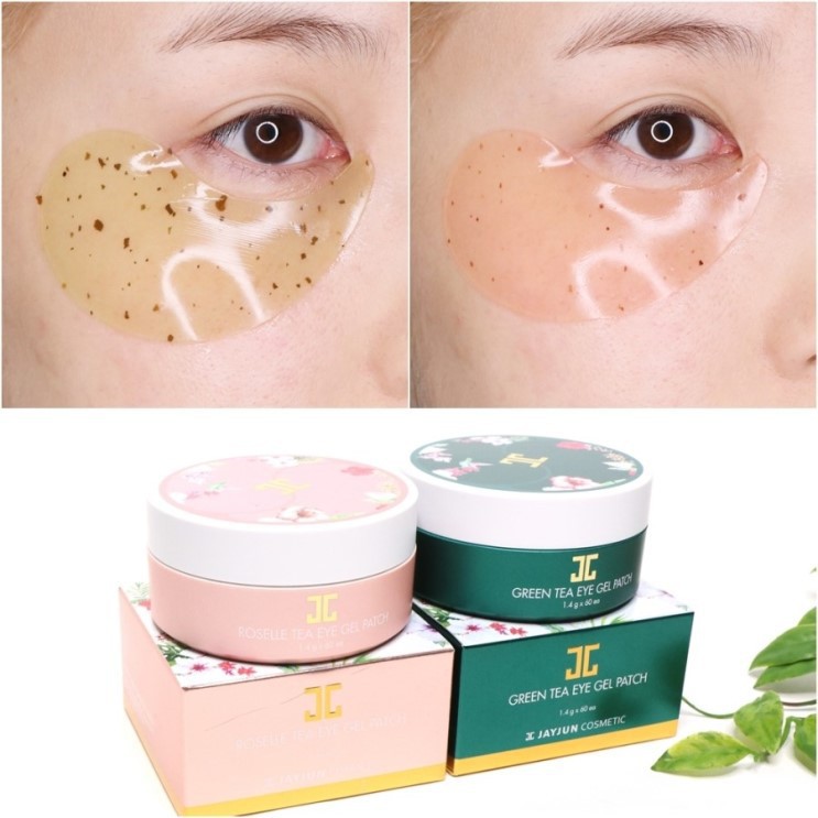 Mặt Nạ [Dưỡng Trắng Da Vùng] Mắt JayJun Roselle [Green] Tea Eye Gel Patch