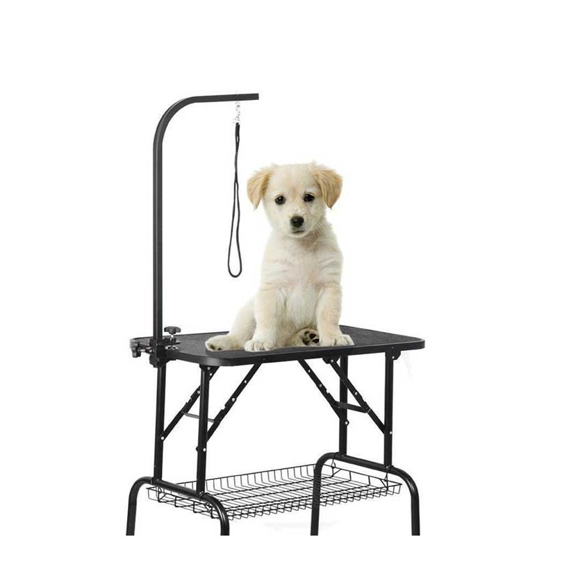 Bàn cắt tỉa lông chó mèo Size M 90x55cm cao 72 bàn grooming hình chữ nhật chuyên dùng cho spa grooming thú cưng