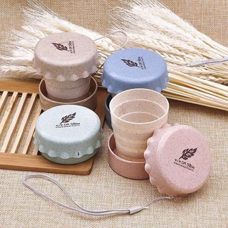 [Chọn mầu] Cốc Gấp Gọn Làm Từ Lúa Mạch Tiện Lợi
