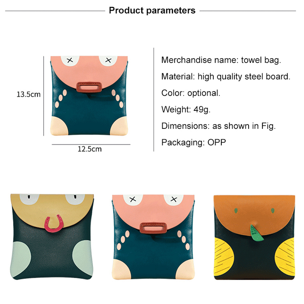 Túi Da Pu Đựng Khăn Giấy Tiện Dụng Khi Đi Du Lịch