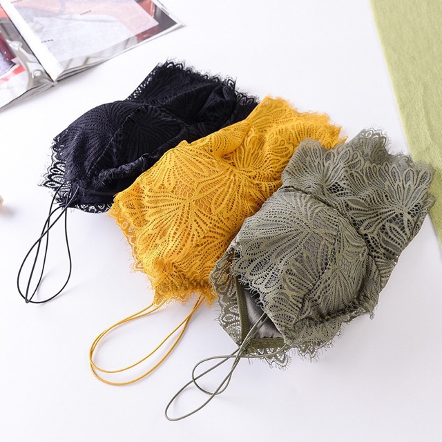 🍒BRA REN MỚI 4 MÀU/ ĐEN /XANH /TRẮNG /VÀNG | BigBuy360 - bigbuy360.vn