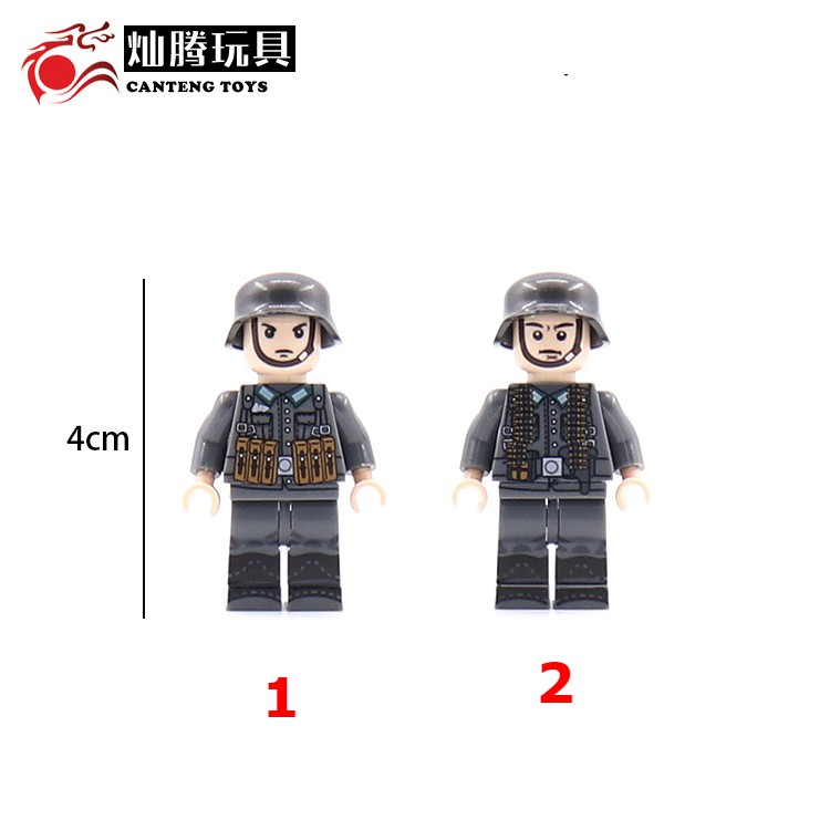 [Mã LIFE0503TOYS giảm 10% đơn 0Đ] Minifigures Lính Đức Trong Thế Chiến 2