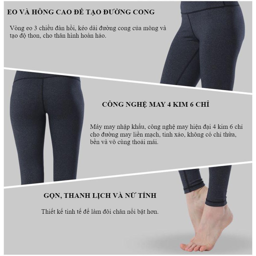 Quần tập Yoga cạp cao cao cấp Queen Yoga #6625 - Victoria Pant Roll Down II