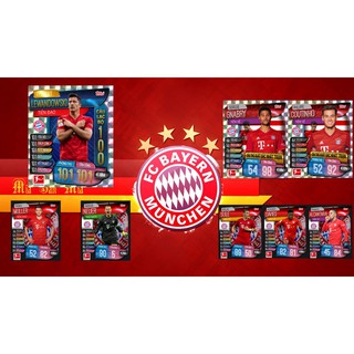 Bộ thẻ Match Attax Bayern Munich 2019/2020