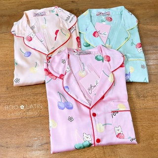 🌷Freeship 🌷Đồ Bộ Pijama Lụa Latin Mặc Nhà Cao Cấp Chất Vải mềm Mịn Mát