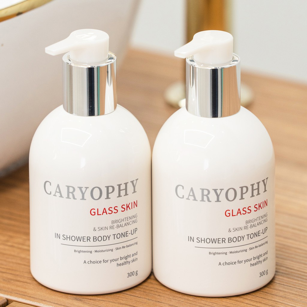 Kem Dưỡng Thể Trắng Da, Nâng Tông CARYOPHY GLASS SKIN IN SHOWER BODY TONE-UP