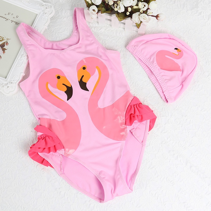 Mới Bộ Đồ Bơi Một Mảnh Chất Lượng Cao Cho Bé Gái 1-8 Tuổi