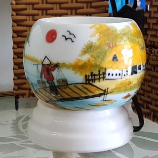 Combo đèn xông tinh dầu dáng bẹt