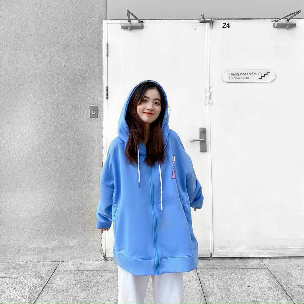 Áo khoác hoodie in hình CONFUSED dành cho nam nữ có mũ form rộng nỉ ngoại màu trắng unisex ulzzang 123SHOP | BigBuy360 - bigbuy360.vn