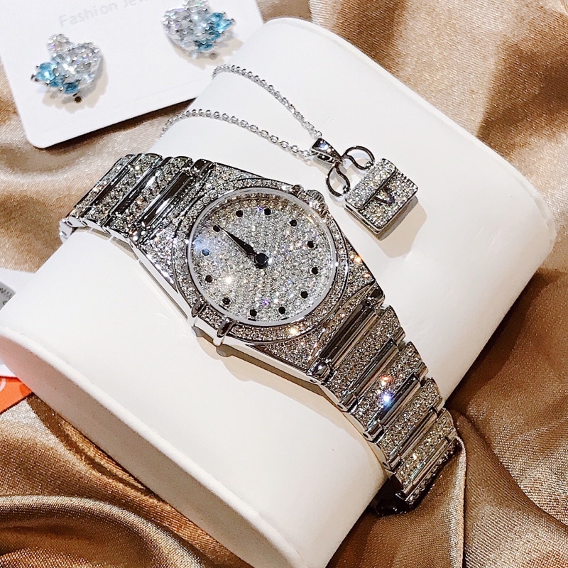 Đồng hồ nữ Davena tặng kèm dây truyền