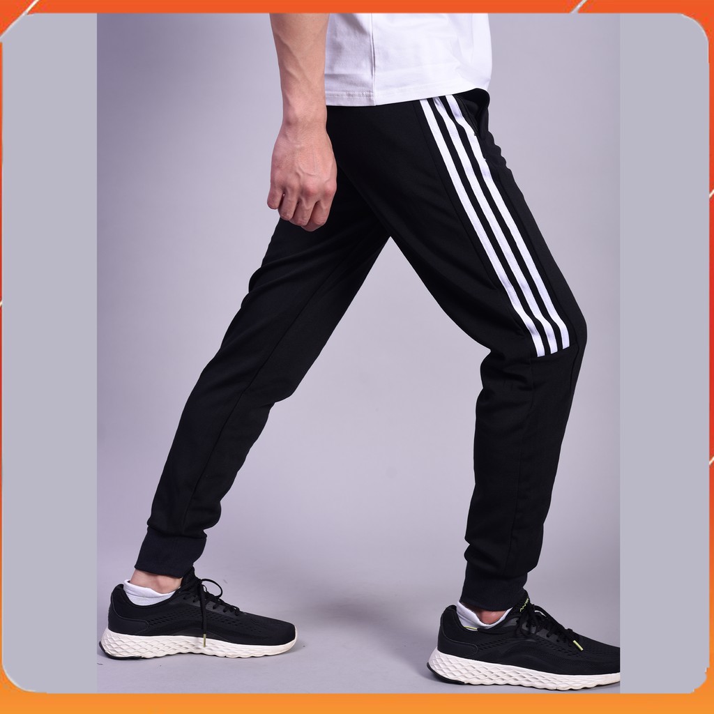 Quần Jogger Nam 3 Sọc Lửng, Ống Bo Chun Phong Cách Thể Thao MT116 | BigBuy360 - bigbuy360.vn