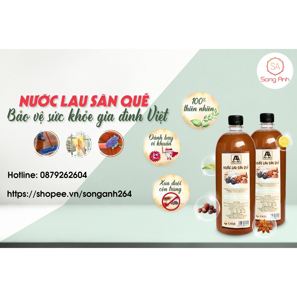 Nước lau sàn quế anan