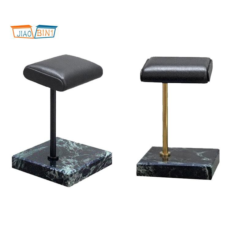 Giá đỡ trưng bày đồng hồ đeo tay/ dây chuyền bằng da PU vân cẩm thạch cao cấp