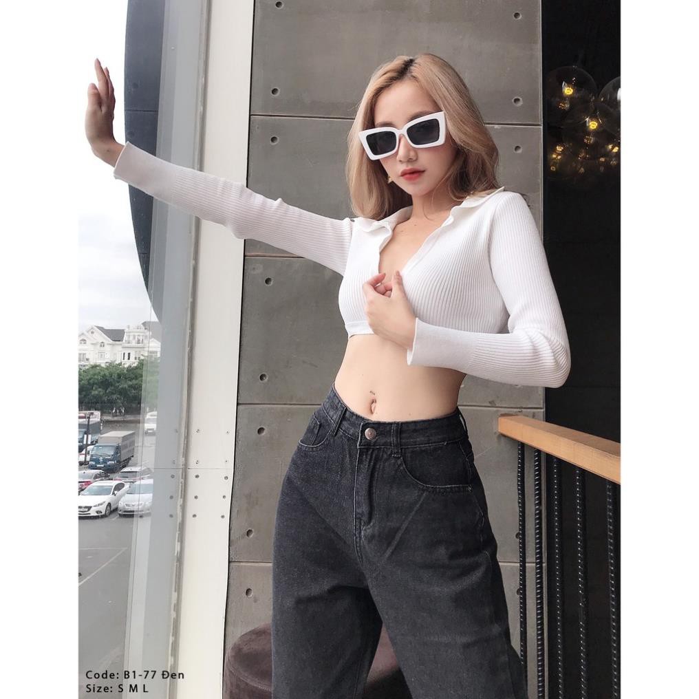Quần Jean Ống Xuông EO KIỂU Nâng Mông Unisex 2 Màu | Hình Thật | Quần Jean Ống Rộng Nữ OZ77