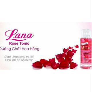 Dưỡng Chất Hoa Hồng Rose Tonic Lana se khít lỗ chân lông 150ml