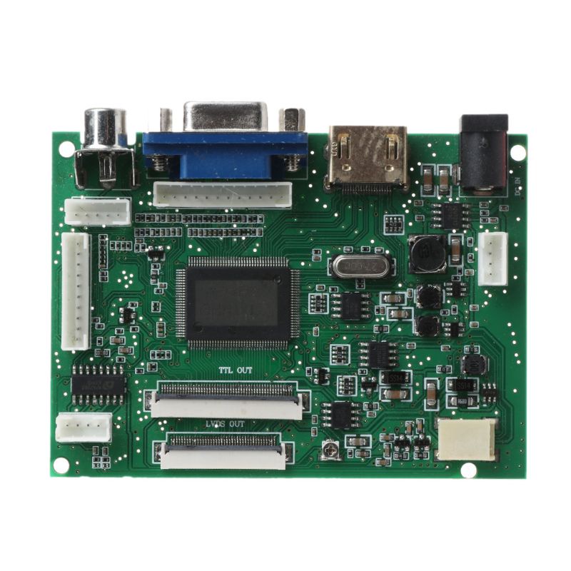 1 Bộ Bảng Mạch Điều Khiển VGA 2AV 40 / 50 Pins Dành Cho Raspberry PI 3 EJ101IA-01G 8 Bit IPS LCD