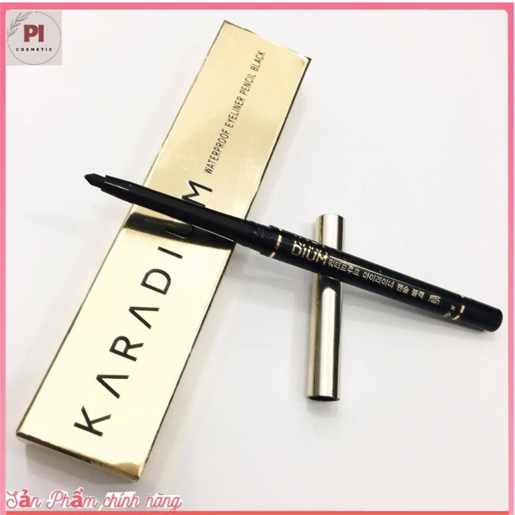 [Pi.cosmetic] Chì Kẻ Mắt Karadium Waterproof Eyeliner Pencil Black