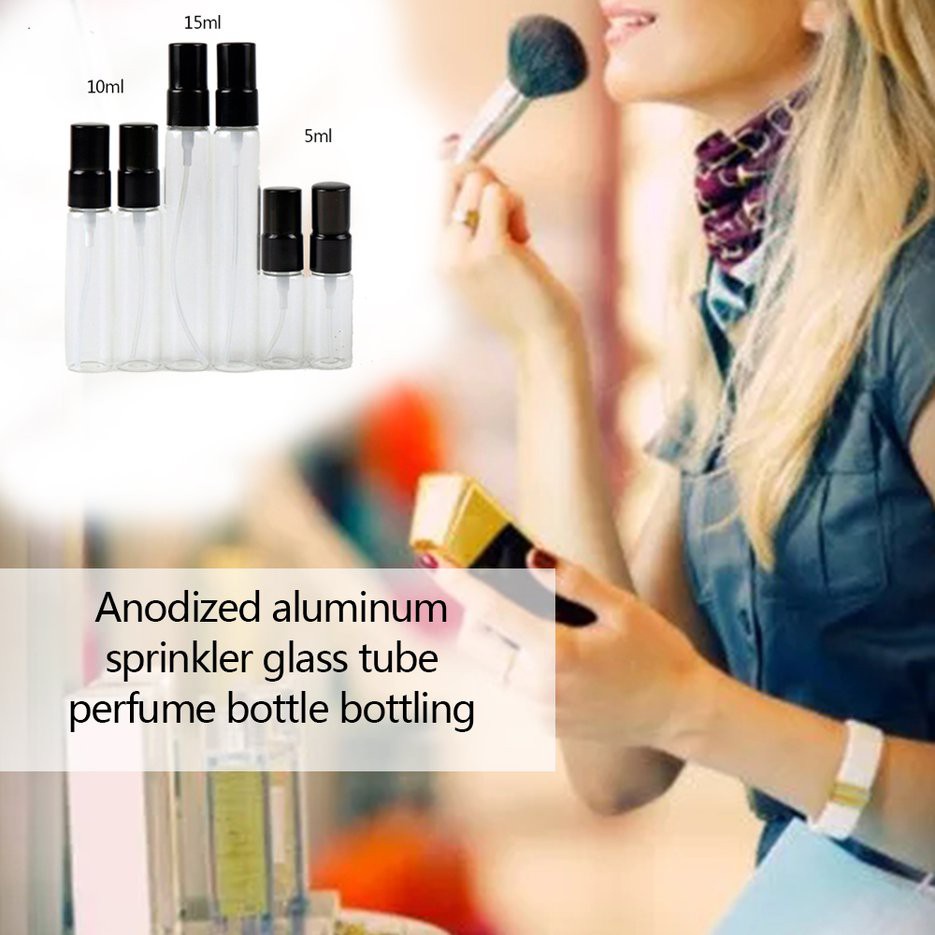 ✱BEST✱ Anodized Aluminum Spray Head Ordinary Glass Material Perfume Sub-bottle