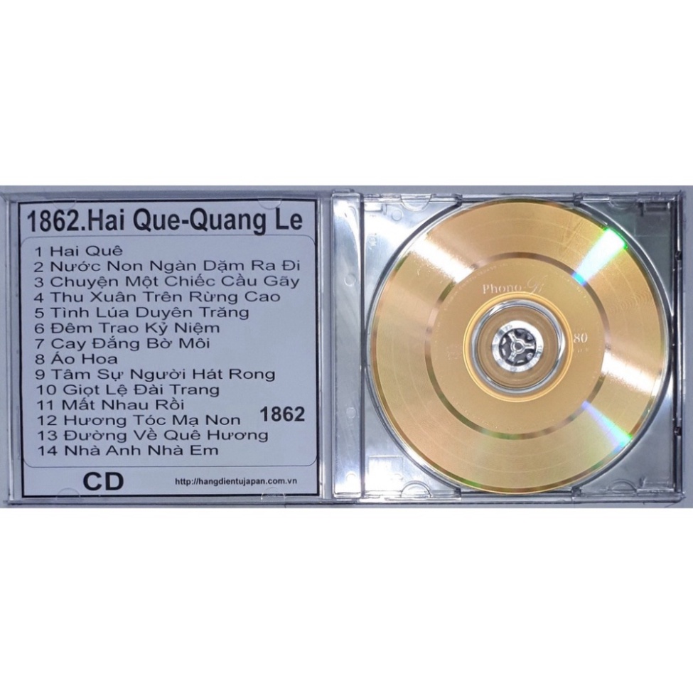 Bộ 5 dĩa ca sĩ quang lê chất lượng cao combo 3