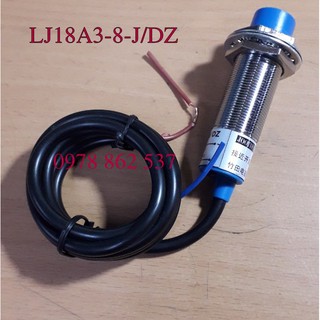 Cảm biến tiện cận phi 18 LJ18A3-8-J-DZ loại 2 dây -220v-NC-NPN(thường đóng)