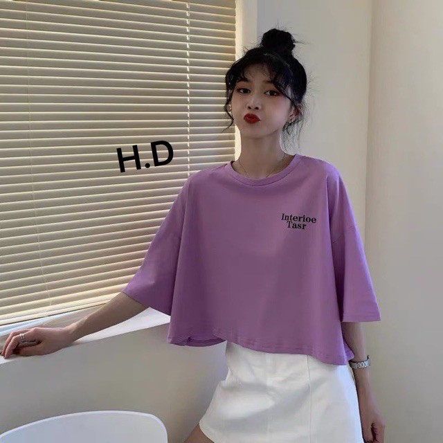 Áo croptop Interioe HĐ12
