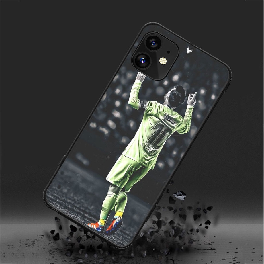Ốp Điện Thoại Mềm In Hình Cầu Thủ Messi Cho iPhone 11 Pro Max 12 Pro Max 12 Mini 13 Pro Max