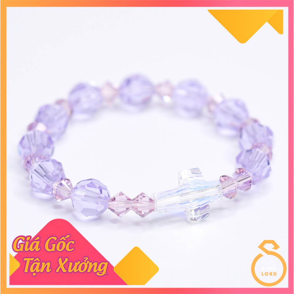 Vòng Chuỗi Mân Côi pha lê SWAROVSKI hạt 8mm - Bảo hành thay dây miễn phí | TheRingLord