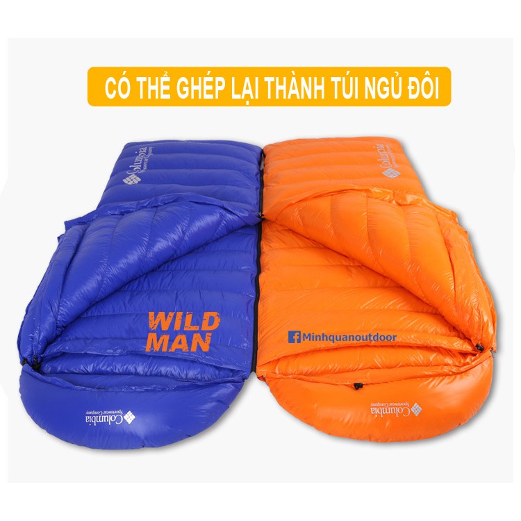 túi ngủ lông vũ COLUMBIA chống nước du lịch phượt văn phòng | BigBuy360 - bigbuy360.vn