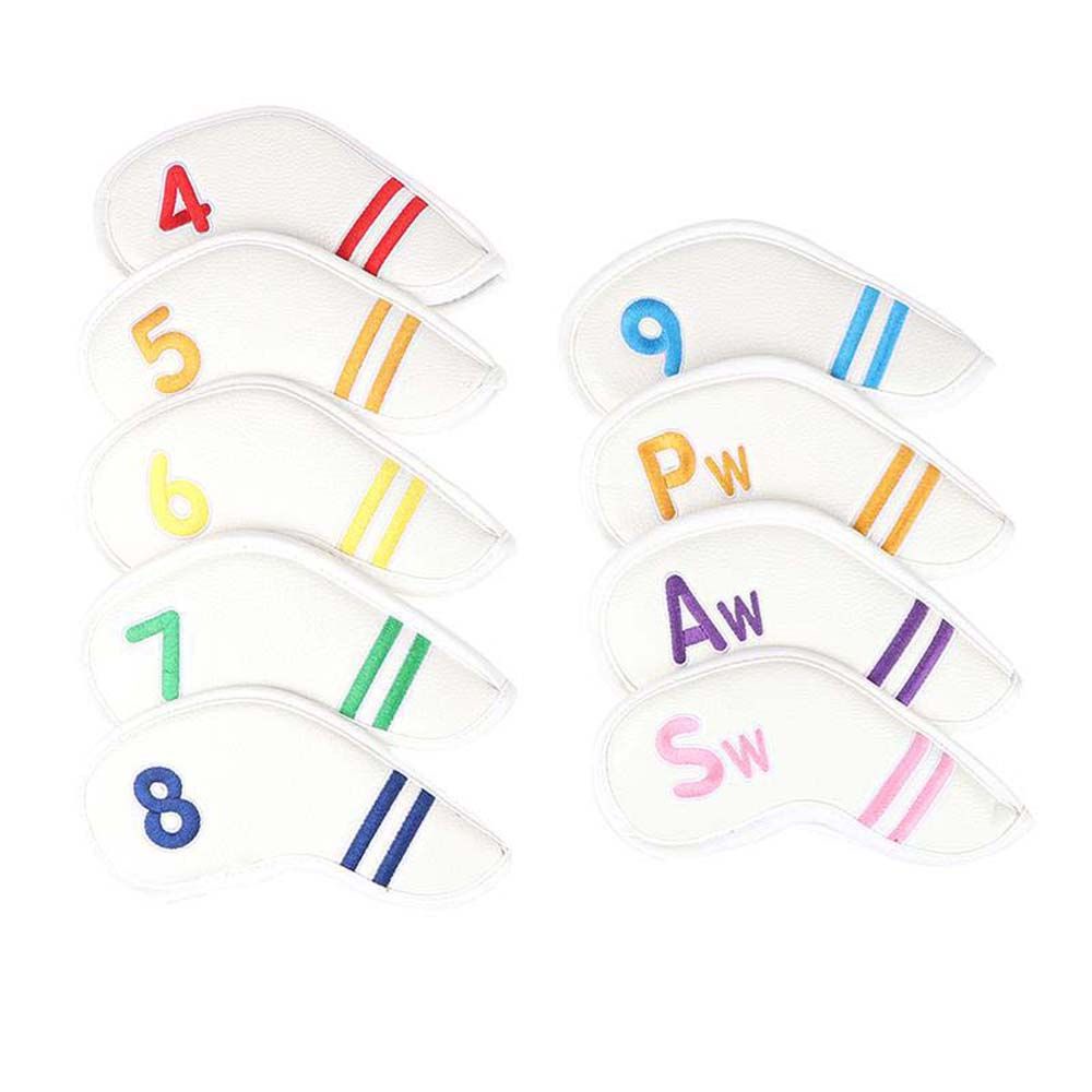 Bộ 9 vỏ bọc bảo vệ đầu gậy golf siêu bền tiện dụng