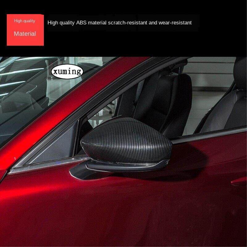 Ốp gương chiếu hậu carbon Mazda CX30 đời 2020-2023-Mẫu vân cacbon cao cấp