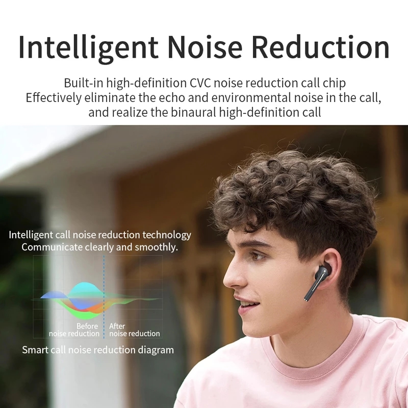 Tai nghe thể thao KAXOE không dây Bluetooth cách âm điều khiển cảm ứng có định vị &amp; micro HD TWS