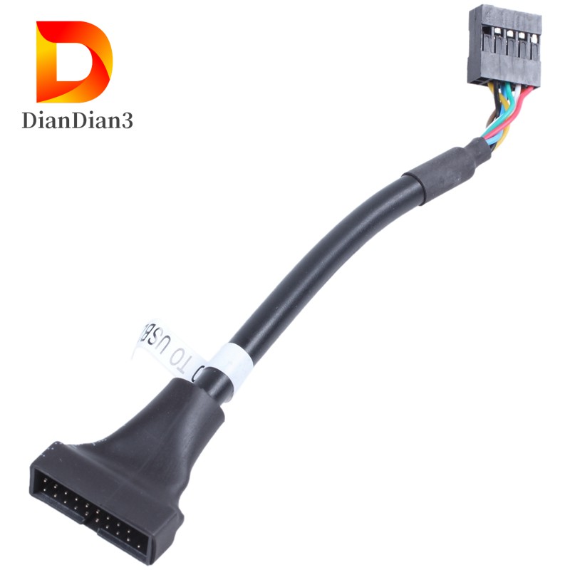 (Hàng Có Sẵn) Cáp Chuyển Đổi Usb 2.0 9 Female Sang Usb 3.0 20 Pin Male