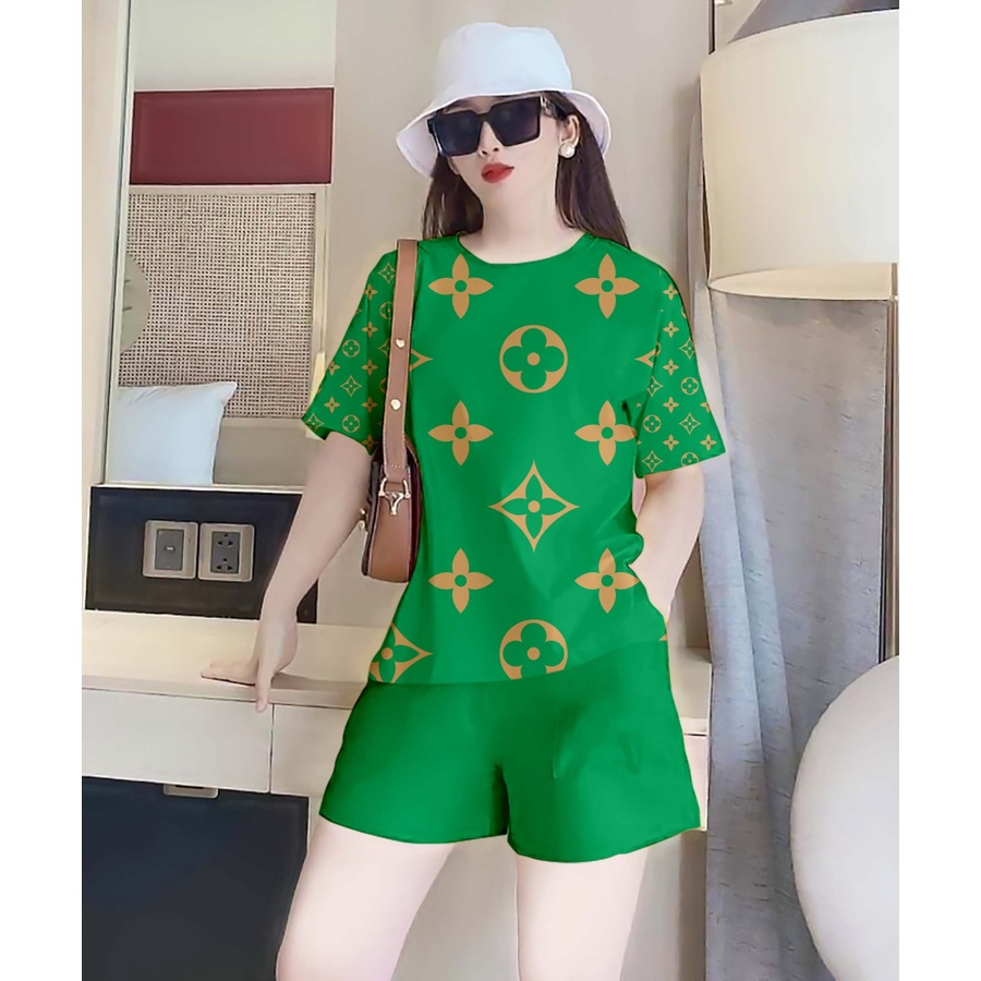 Set bộ lụa latinh in 3d cao cấp S06- Lady Fashion